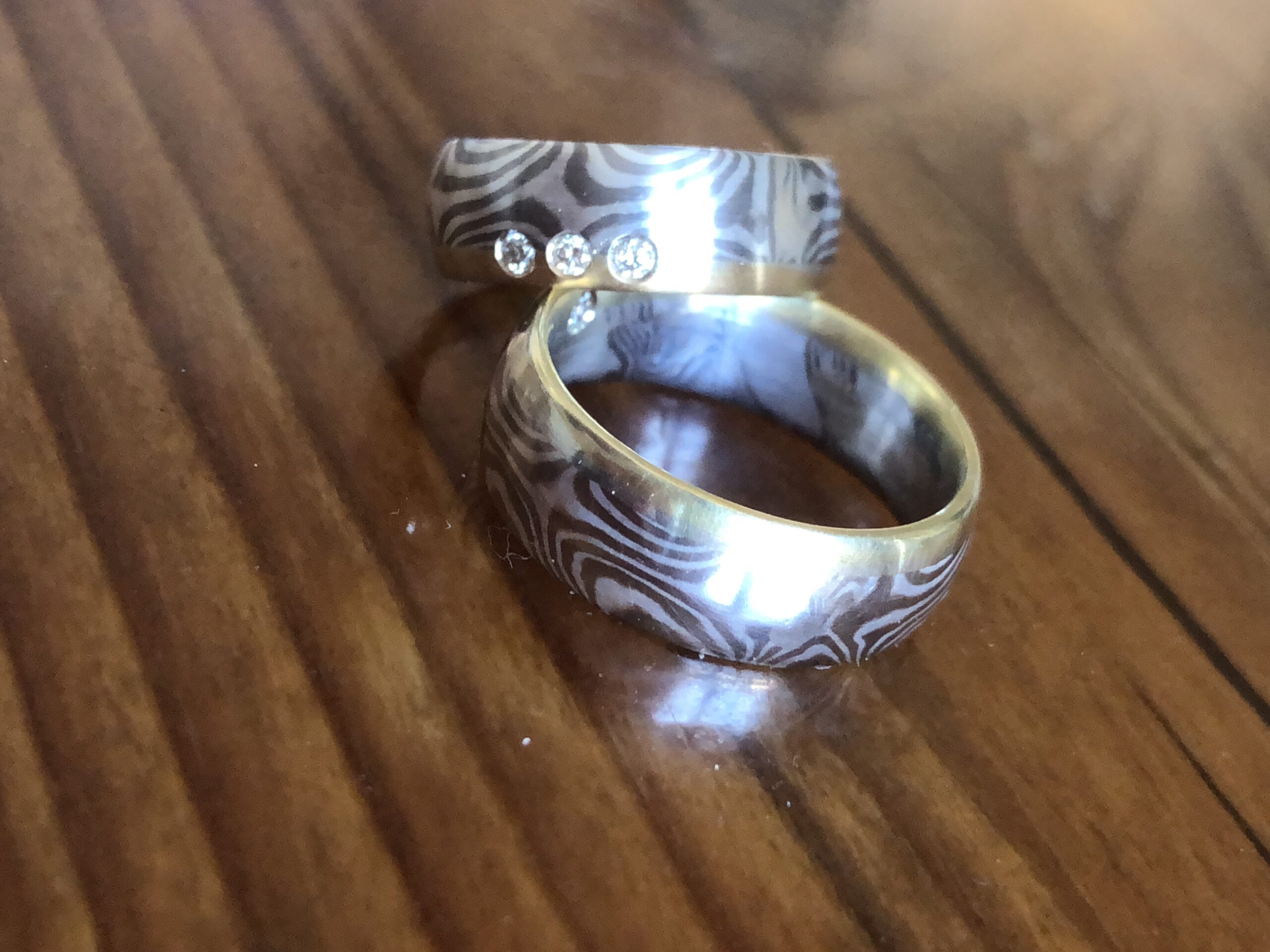 Mokume Gane und der Fingerabdruck – Teil 2
