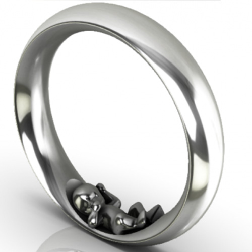 Jamie, schmal in Silber